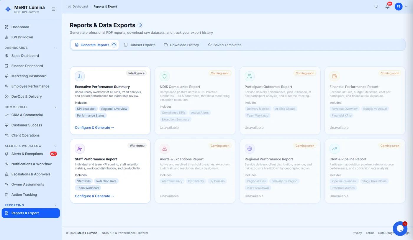 Domain module — operations & delivery